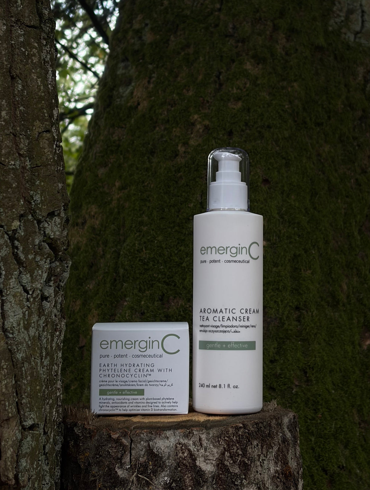 emerginC Aromatic Cream Tea Cleanser 240 ml met creme