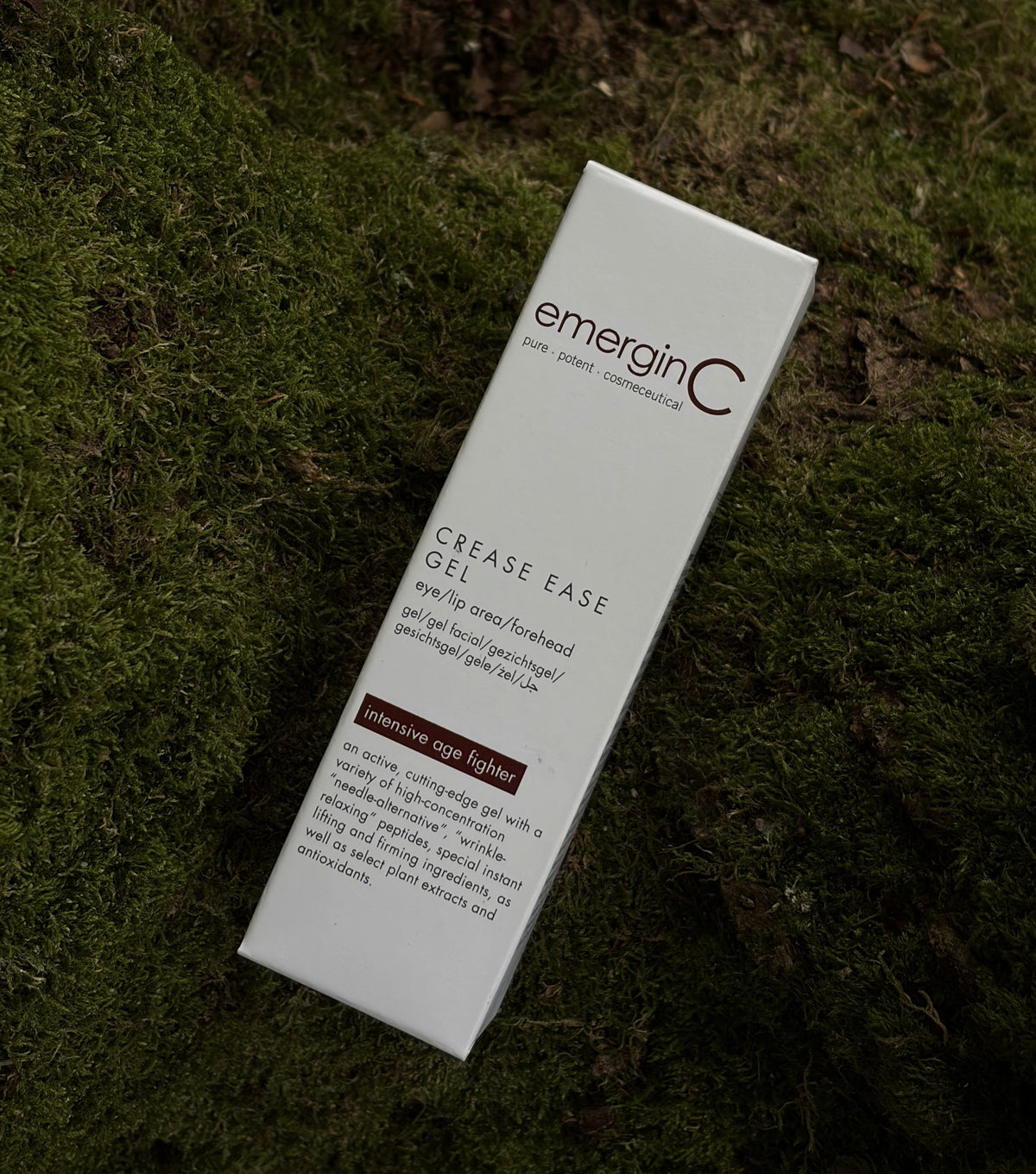 emerginC Crease Ease Gel 30 ml met verpakking