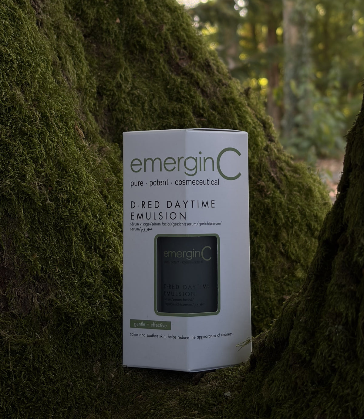 emerginC D-Red Daytime Emulsion 30 ml met verpakking