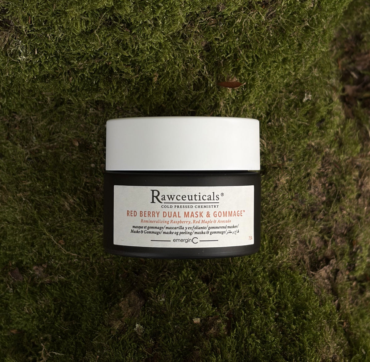 emerginC RAWCEUTICALS RED BERRY DUAL MASK & GOMMAGE 49 g