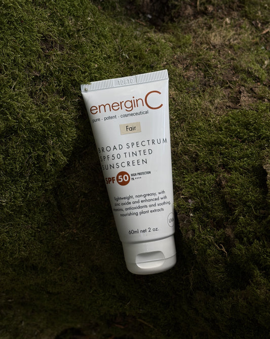 emerginC Sun SPF 50+ Tinted Fair 60 ml minerale zonbescherming