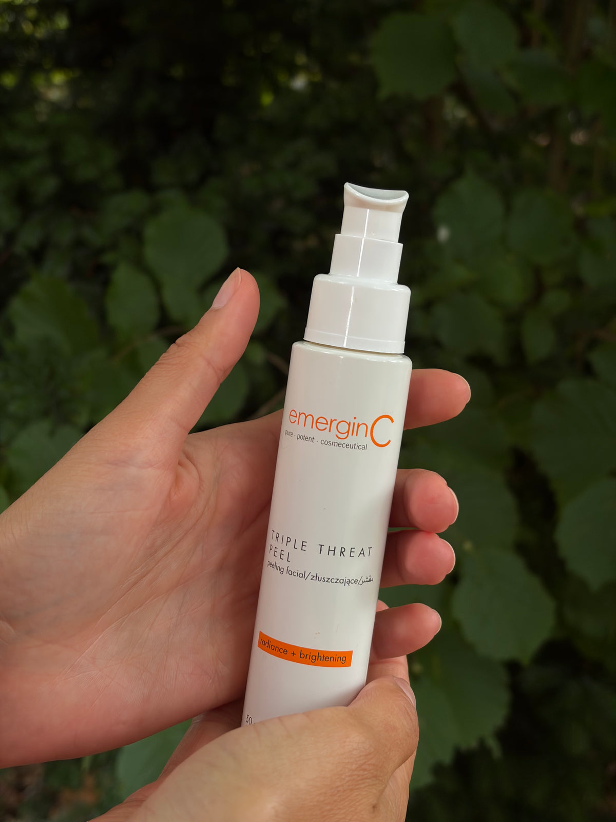Detail van emerginC Triple-Threat Peel 50 ml