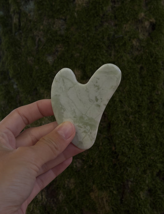 Natuurlijke Jade Gua Sha voor gezichtsmassage