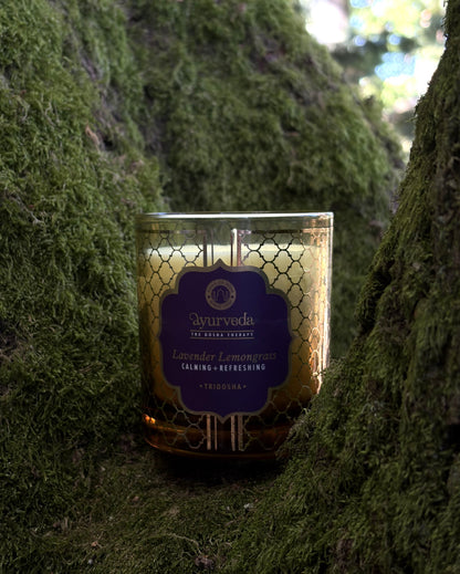 Ayurvedische geurkaars Tridosha | Lavendel & Citroengras